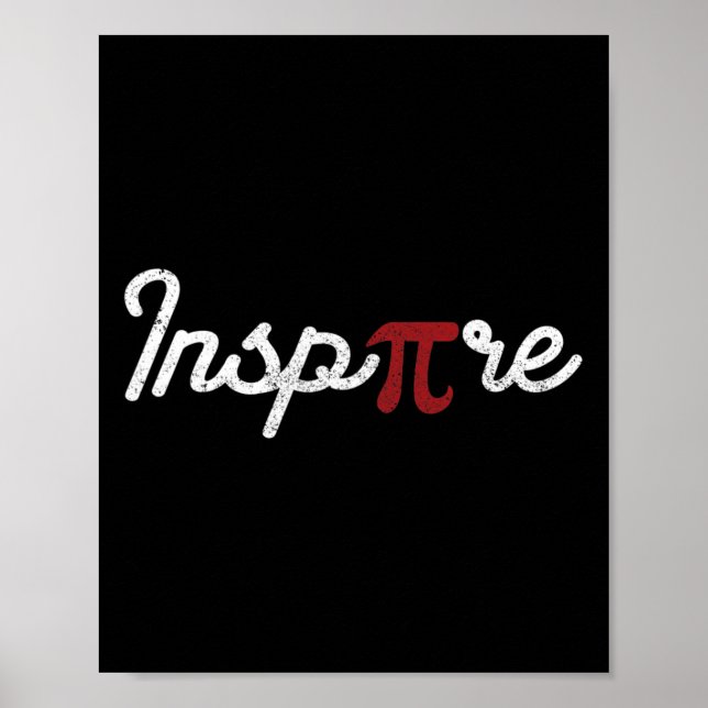 Pi Day Funny Inspire Studenter Lärare Geeks Nerds Poster (Framsidan)