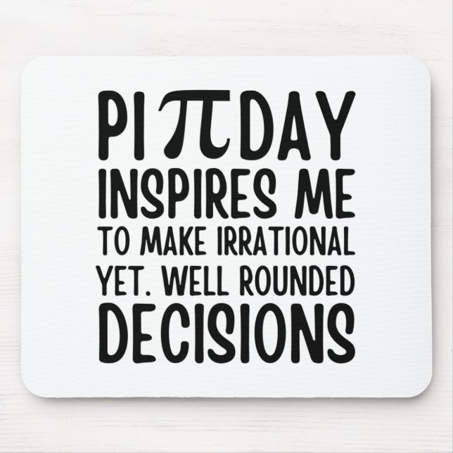 Pi Day Funny Musmatta (Framsidan)
