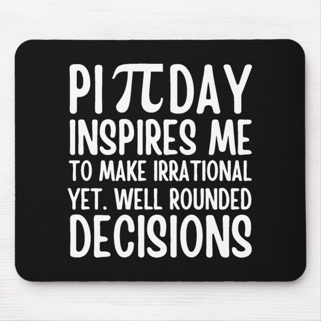 Pi Day Funny Musmatta (Framsidan)