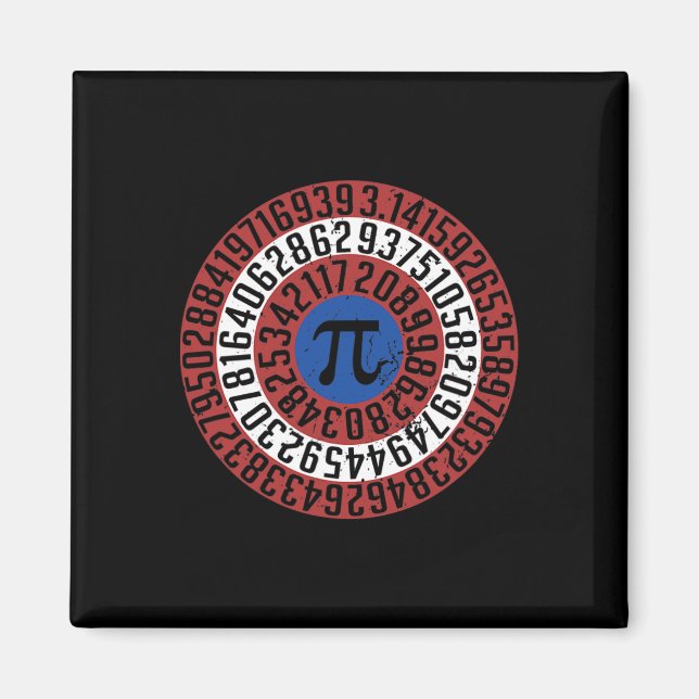 Pi Day Funny Nerd Geek Math Algebra Student Teache Magnet (Framsidan)