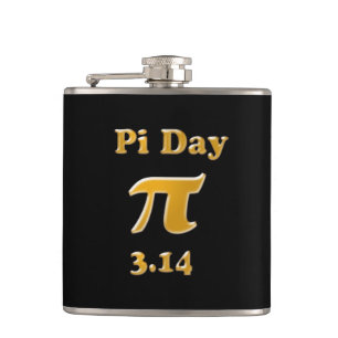 Pi Day Guld på Black Fickplunta