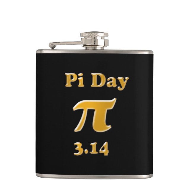 Pi Day Guld på Black Fickplunta (Framsidan)