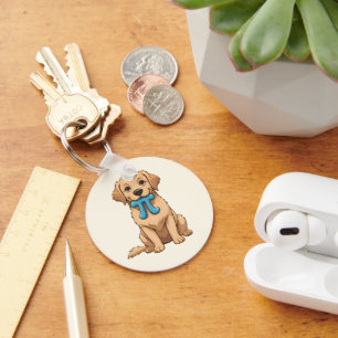 Pi Day-Hund med Pi-symbol Cute Pi Math Nyckelring