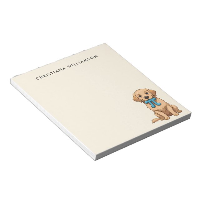 Pi Day-Hund med Pi-symbol | Lycklig Pi Day Anteckningsblock (Vinklad)