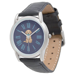 Pi Day-Hund med Pi-symbol Lycklig Pi Day Armbandsur