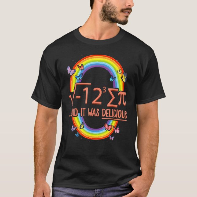 Pi Day I Ate Sum Pi Equation Math Teacher Student T Shirt (Framsida)