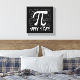 Pi Day-Kanvastrycket - Snyggt Math Art for Pi Day Canvastryck