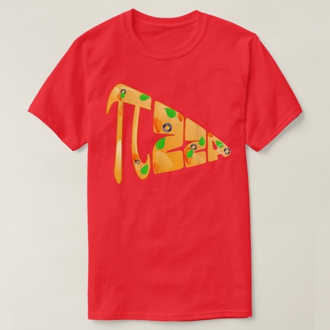 Pi Day Kids Pizza Pi Funny Math Food T Shirt (Design framsida)