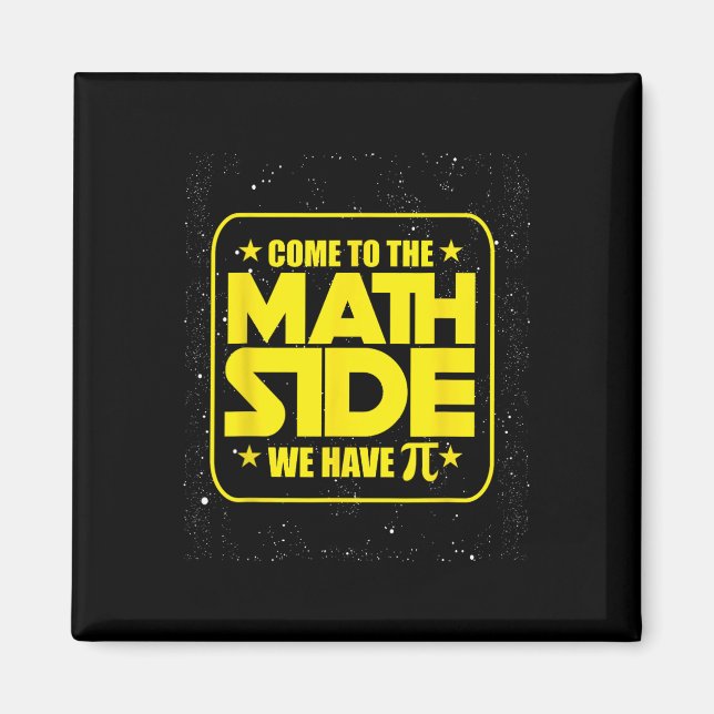 Pi Day - Kom till Math Side vi har Pi-funny Magnet (Framsidan)