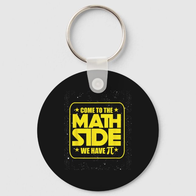 Pi Day - Kom till Math Side vi har Pi-funny Nyckelring (Framsida)