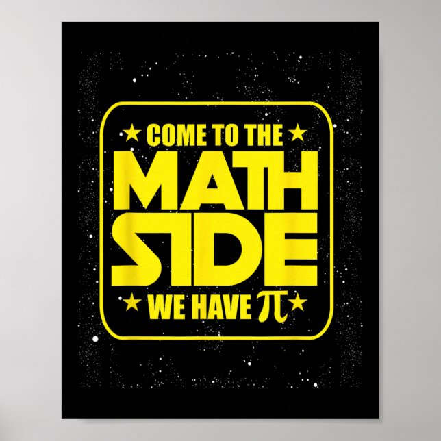 Pi Day - Kom till Math Side vi har Pi-funny Poster (Framsidan)