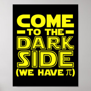 Pi Day Kom till Math Side vi har Pi Geek Math Poster