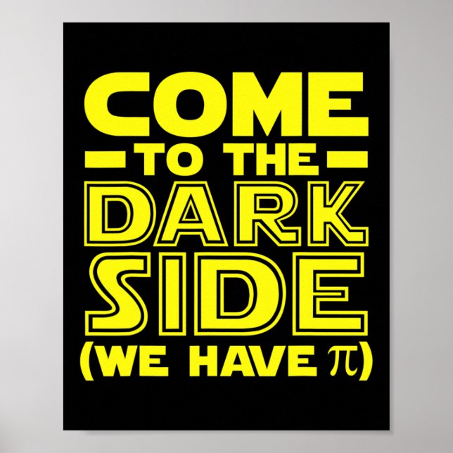 Pi Day Kom till Math Side vi har Pi Geek Math Poster (Framsidan)