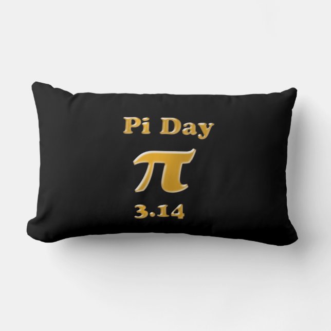 Pi Day Lumbarkudde (Framsida)