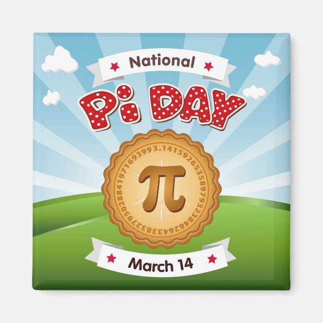 Pi Day Magnet (Framsidan)