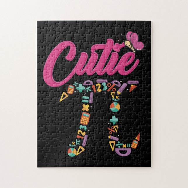Pi Day Manar Småbarn Math Teacher Gift Mathemthemt Pussel (Vertikal)