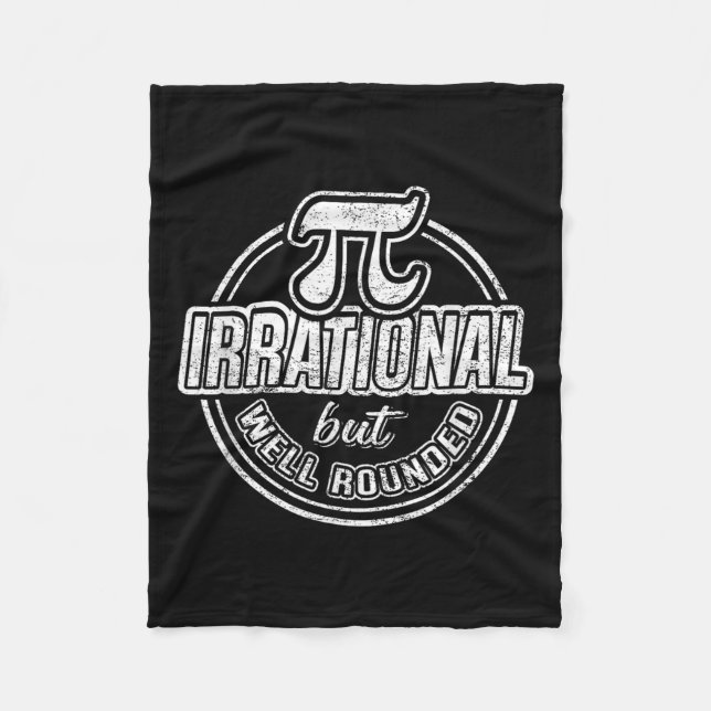 Pi Day March 14:e offerten - Lönsam grafik Math Ne Fleecefilt (Framsidan)