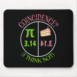 Pi Day Math Älskare 3.14 Paj Sammanträffande I Tän Musmatta