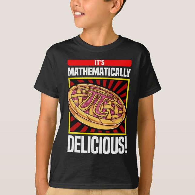 Pi Day Math Älskare Apple Paj T Shirt (Framsida)