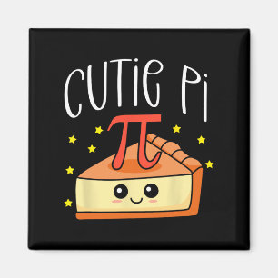 Pi Day Math Älskare Student Lärare 3.14 Cutie Paj Magnet