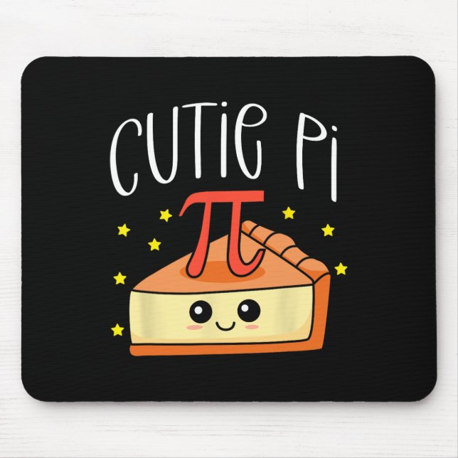 Pi Day Math Älskare Student Lärare 3.14 Cutie Paj Musmatta (Framsidan)