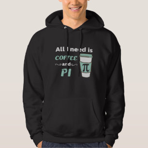 Pi Day Math Coffee Älskare Geometry Calculus Trigo Hoodie