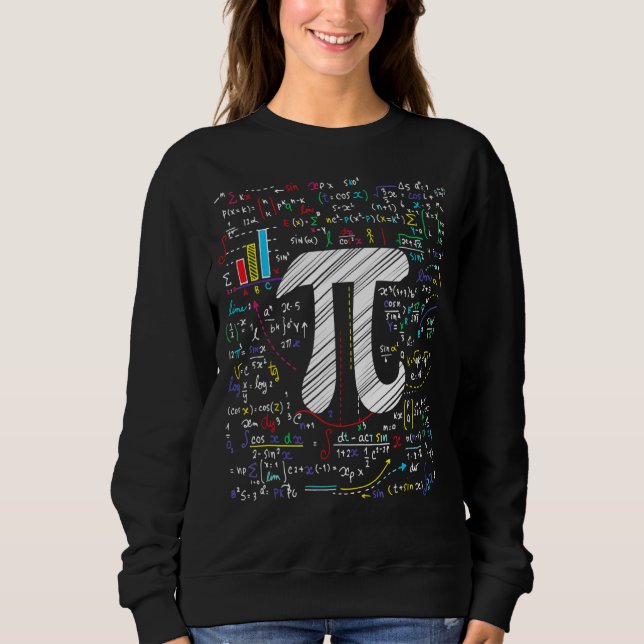Pi Day Math Equation Math Teacher Student Geek T Shirt (Framsida)
