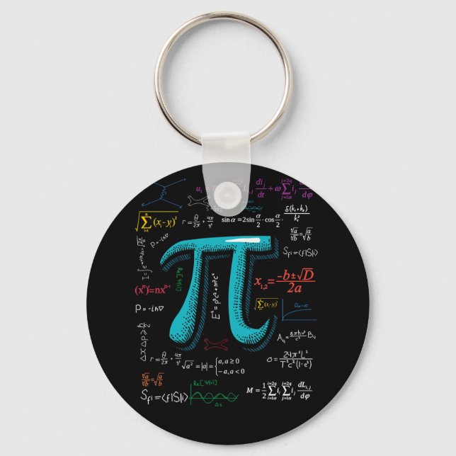 Pi Day Math Equation Mathematic Teacher Student Nyckelring (Framsida)
