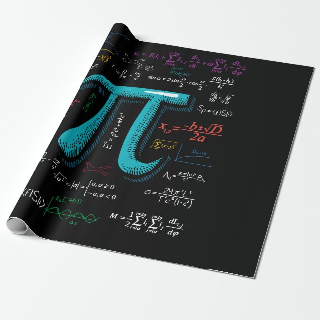 Pi Day Math Equation Mathematic Teacher Student Presentpapper (Utrullad)