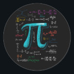 Pi Day Math Equation Mathematic Teacher Student Runt Klistermärke<br><div class="desc">Pi Day Math Equation Matopic Lärare Student Geek</div>