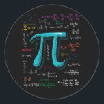 Pi Day Math Equation Mathematic Teacher Student Runt Klistermärke<br><div class="desc">Pi Day Math Equation Matopic Lärare Student Geek</div>