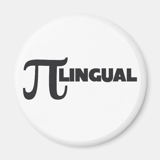 Pi Day Math Geek humor Magnet (Framsidan)