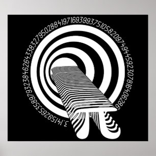 Pi Day Math Geek Infinity Poster