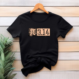 Pi Day Math Geek Teacher Peach 3.14 T Shirt