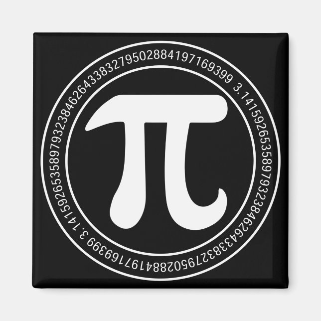 Pi Day Math Magnet (Framsidan)