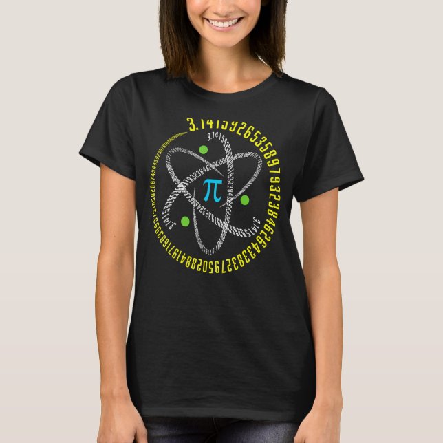 Pi Day Math Math Teacher Lycklig Pi Day 2023 T Shirt (Framsida)