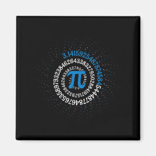 Pi Day Math Nerd Geek 3.1415 Irrationellt nummer P Magnet