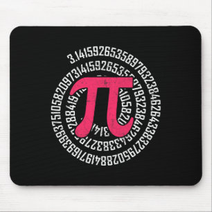 Pi Day Math Nerd Geek 3.1415 Irrationellt nummer P Musmatta