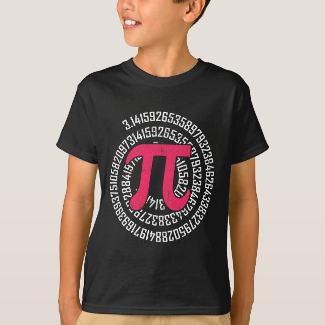 Pi Day Math Nerd Geek 3.1415 Irrationellt nummer P T Shirt (Framsida)