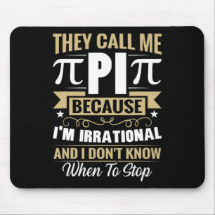 Pi Day Math Nerd - kalla mig irrationell Kno Musmatta