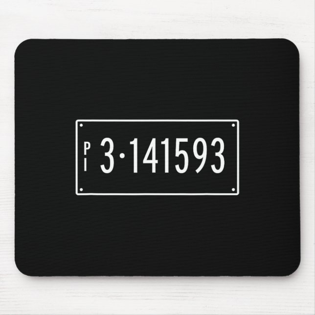 Pi Day Math Number Plate Geometry Trigonometry Musmatta (Framsidan)
