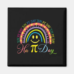 Pi Day Math Number Rainbow Lycklig Pi Day Roligt S Magnet