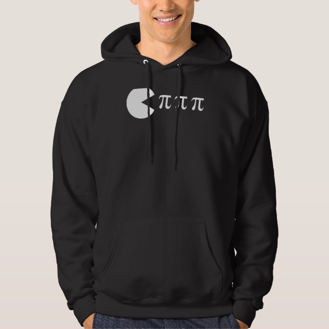 Pi Day Math Science Ate Pi Symbol Hoodie (Framsida)
