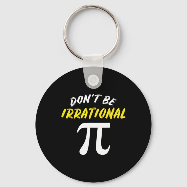 Pi Day Math Science Funny Teacher Gift Manar och W Nyckelring (Framsida)