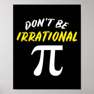 Pi Day Math Science Funny Teacher Gift Manar och W Poster
