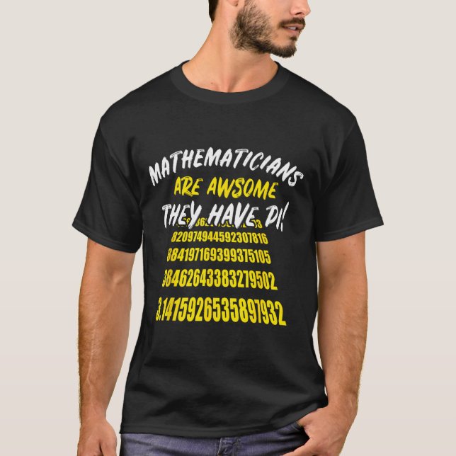 Pi Day Math Science Funny Teacher Gift Manar och W T Shirt (Framsida)