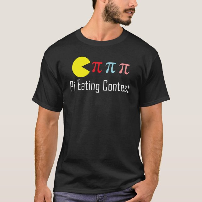 Pi Day Math Science Pi Eating Tävling Mix 1 T Shirt (Framsida)
