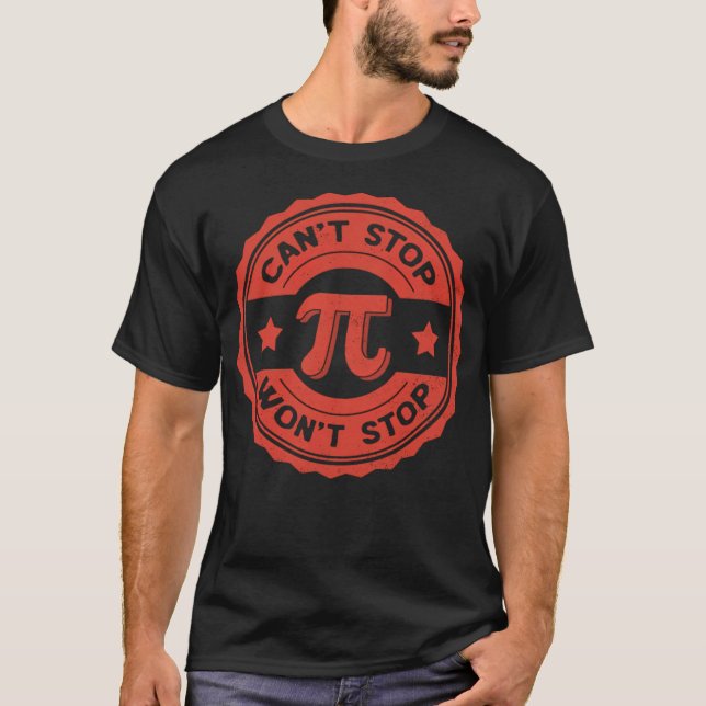 Pi Day Math Teacher Nerd Algebra Pi diver T Shirt (Framsida)
