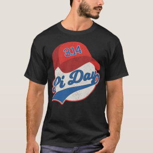 Pi Day Math Teacher Nerd Algebra Pi vänskap rad T Shirt
