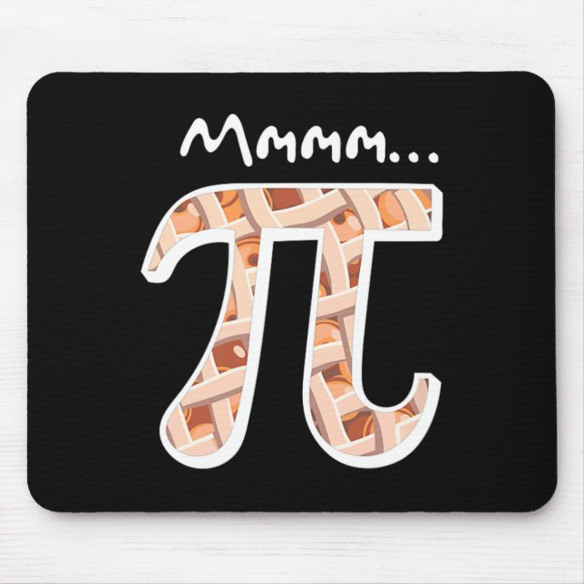 Pi Day MMMmm Pi Shirt Funny MMMM Pi Paj Musmatta (Framsidan)